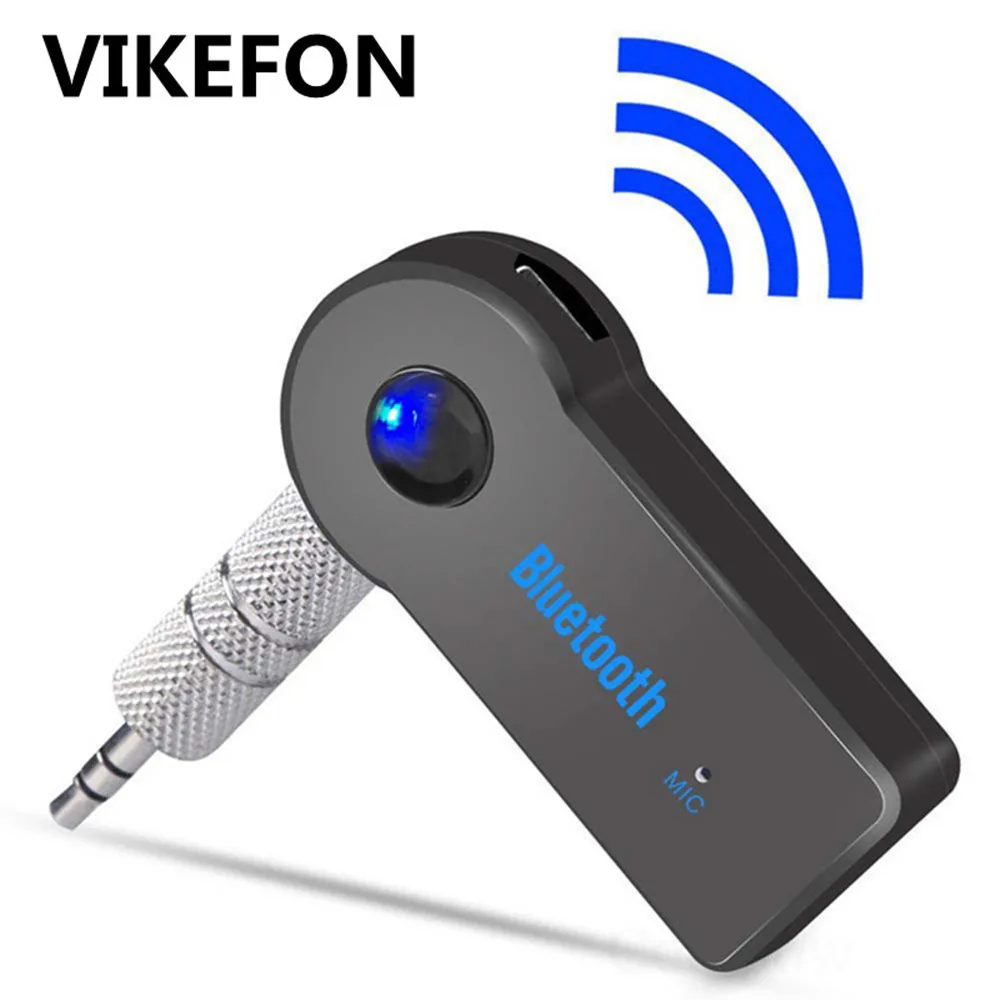 VIKEFON Bluetooth ресивер стерео аудио Мини 3,5 мм разъем AUX беспроводной адаптер MP3 музыка автомобильный передатчик динамик наушники адаптер