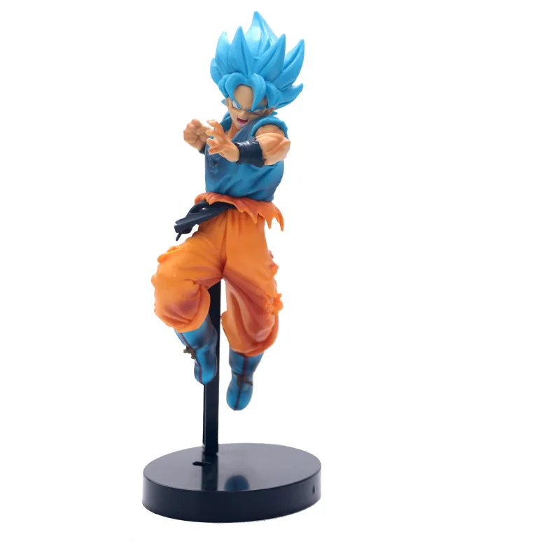 Dragon Ball Z темно-синяя Gogeta Goku Vegeta Ultimate Soldier Movie Ver. Против Супер броли битва ПВХ экшн-фигурка Драконий жемчуг зет 23 см - Цвет: Goku Opp Bag