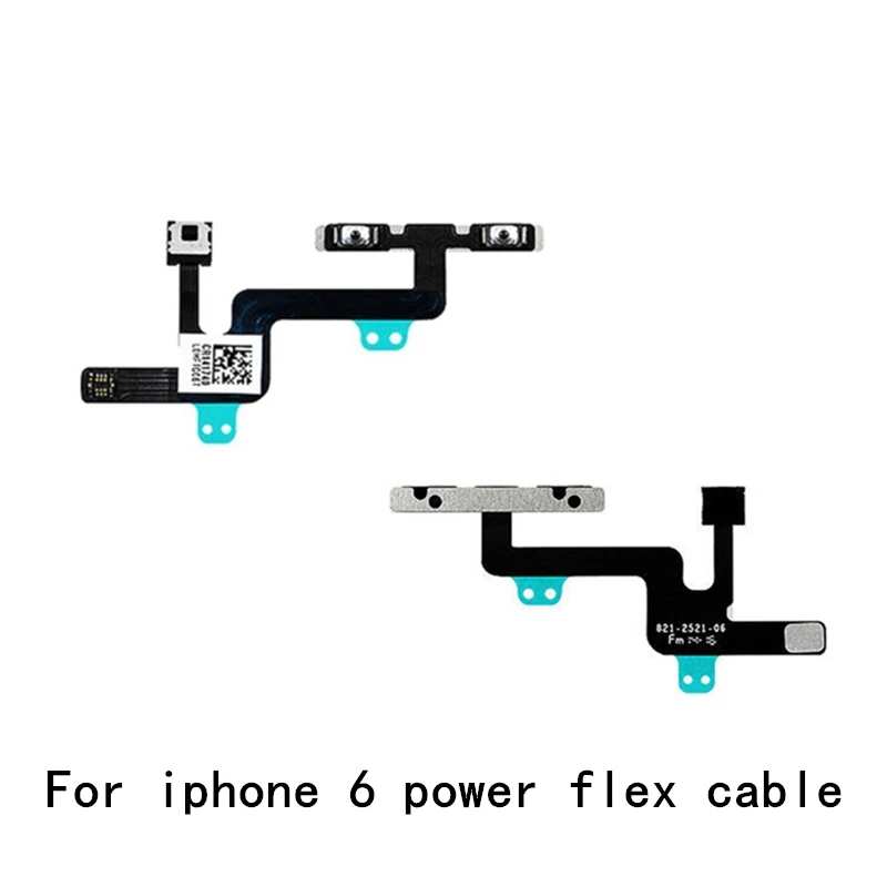 

1Pcs 100%High QualityNew Power Button On Off Flex Cable For iPhone 6 Power Button Switch Connector Ribbon Parts