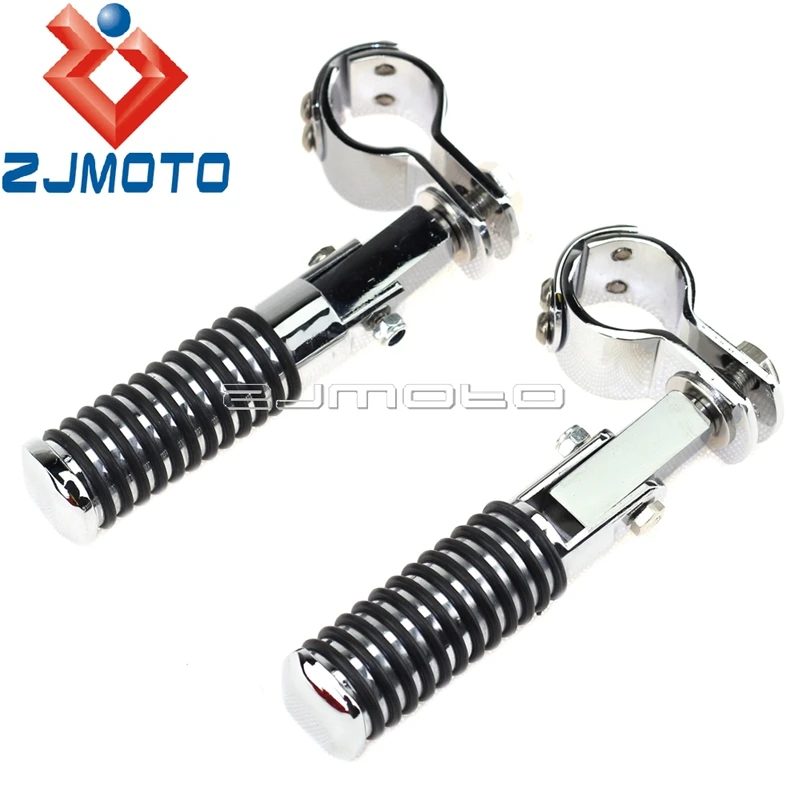 Мотоциклетные O-RING хромированные подножки 1-1/2 ''фиксатор для трассы на раздавливание бар подставки для ног для Harley Sportster 883 мотоциклетные подножки