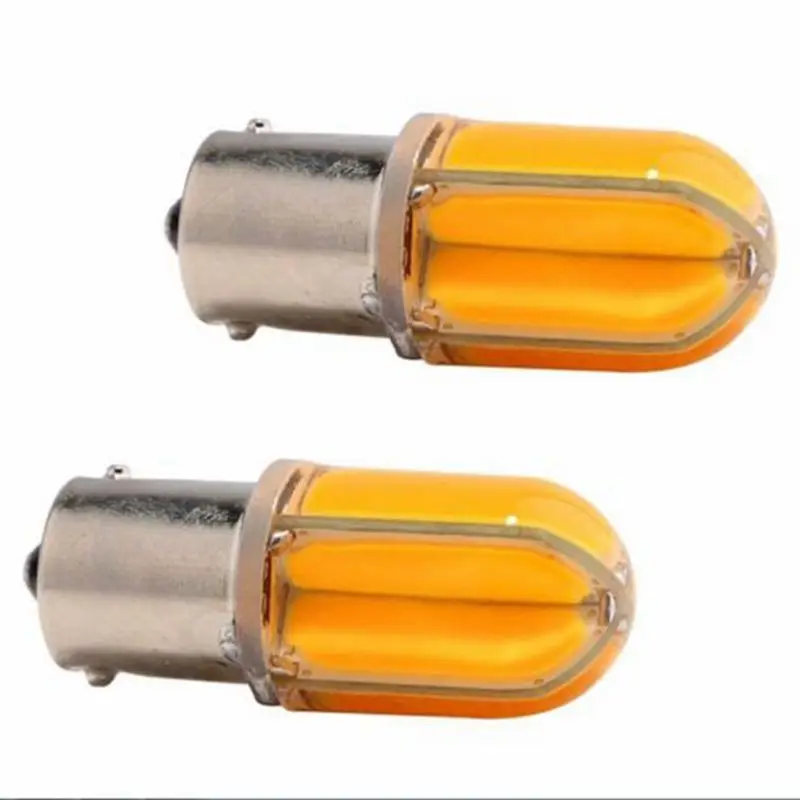 Супер яркий! 2 шт. S25 1156 BA15S COB 48 SMD кварцевая автомобильная светодиодная лампа 12В
