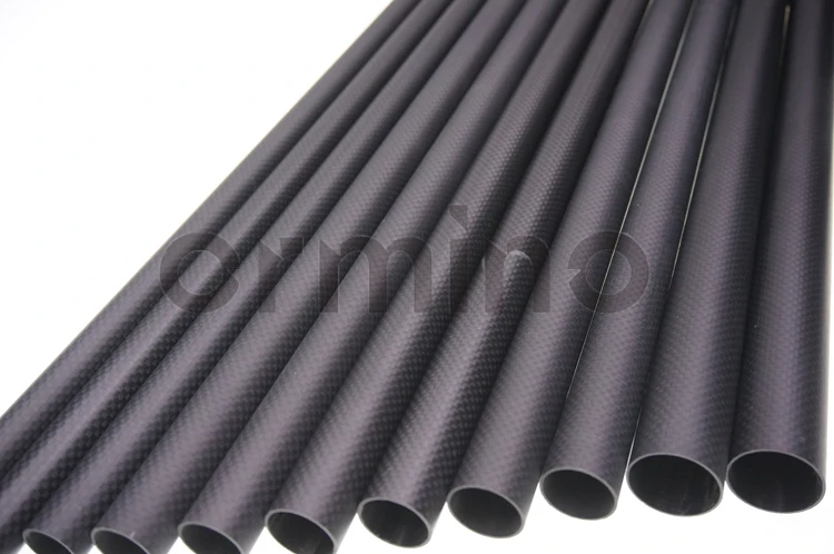 x2.3K Carbon Fiber Tube pipe carbon fiber rod Drone kit 18mm 20mm 25mm 30mm Quadcopter Frame arm Landing Gear build your own drone
