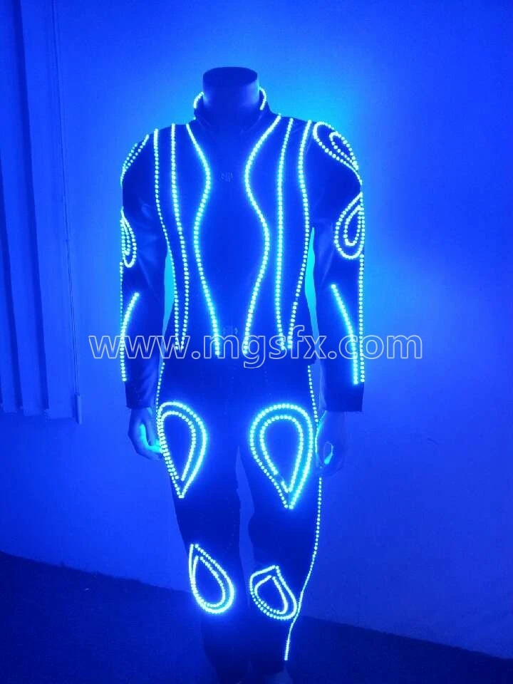 Cs0092 Led Costumes, Led Robot Suit. El Wire Costume, Led Luminous