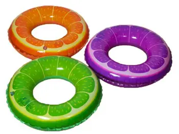 

70cm Diameter Inflatable PVC Swim Ring Life Buoy Float Ring Children Armpit Swimming Lap