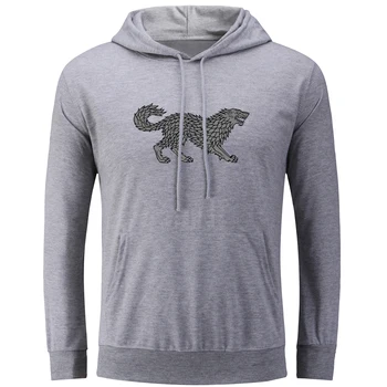 

Men's Women's Boy's Girl's Game of Thrones House Stark Direwolf Hoodie Sweatshirt Spring Autumn Winter Jacket Holiday Clothes