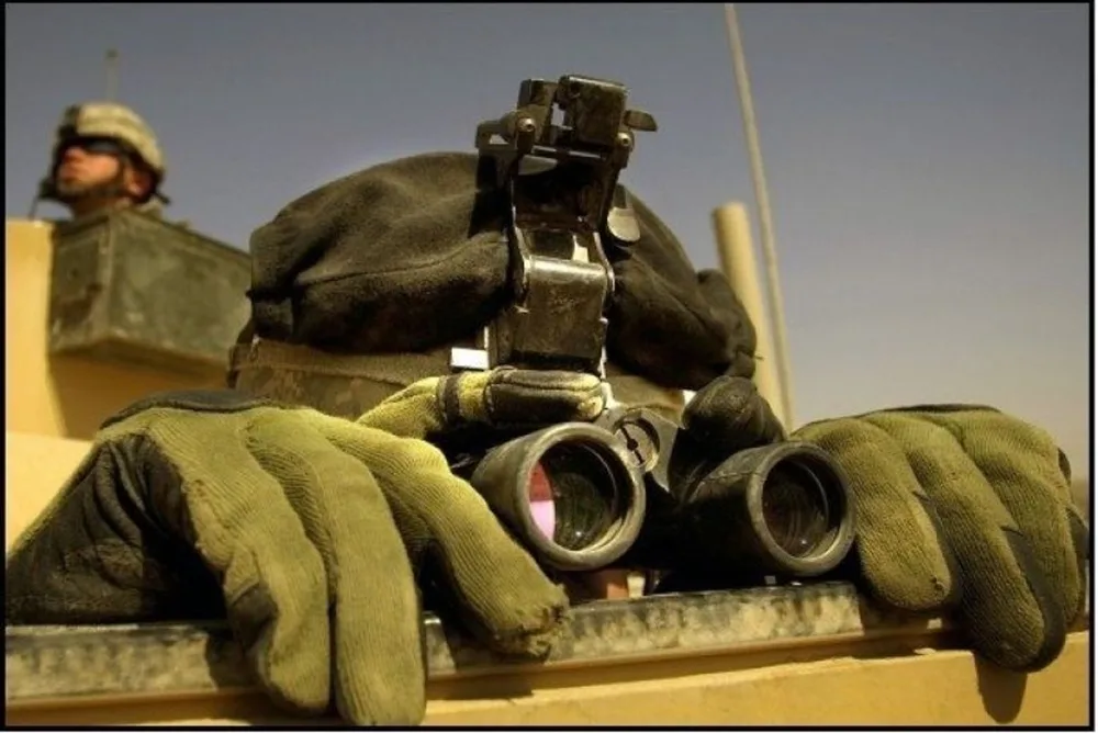 SKWoptics M24 MIL 7x28 Binoculars Hunting Bak4 Telescope with MilDo