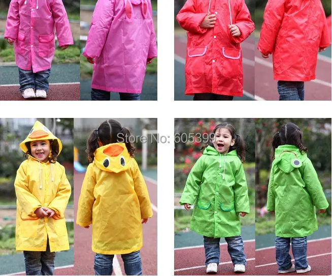 Линда Забавный дождевик Детский дождевик плащи непромокаемый плащ для детей Водонепроницаемый одежды животных плащ