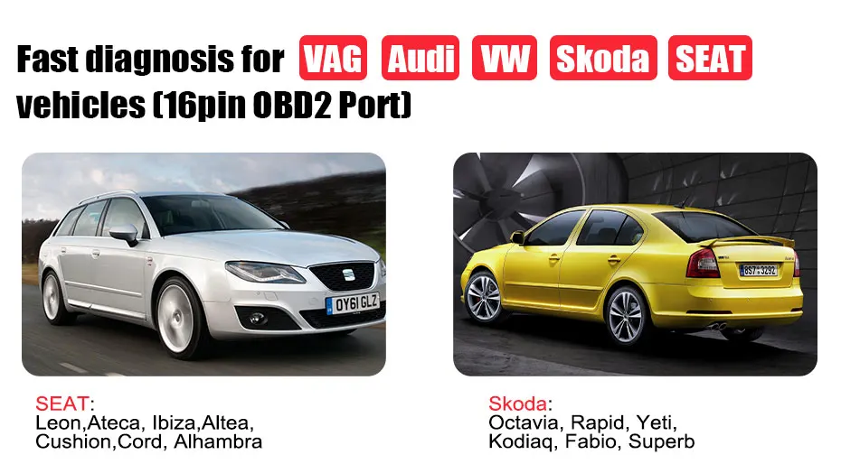 Autophix V007 автомобильный диагностический сканер для AUDI/SEAT/VAG все системы OBDII EOBD система двигателя V007 Авто сканер Инструменты