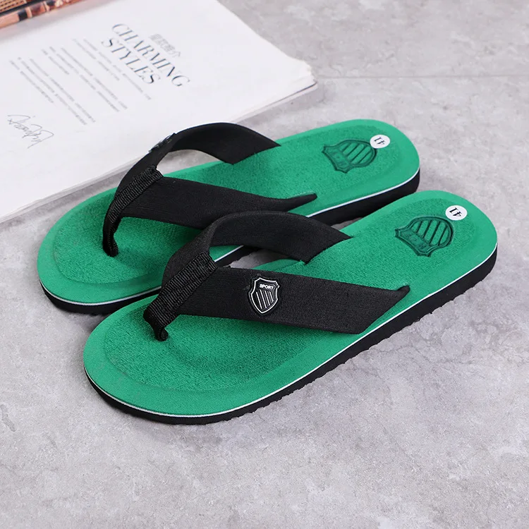 Men Summer Flip Flops Beach Sandals Anti-slip Casual Flat Shoes High Quality Slippers Zapatos Chanclas De Hombre Chaussure Homme