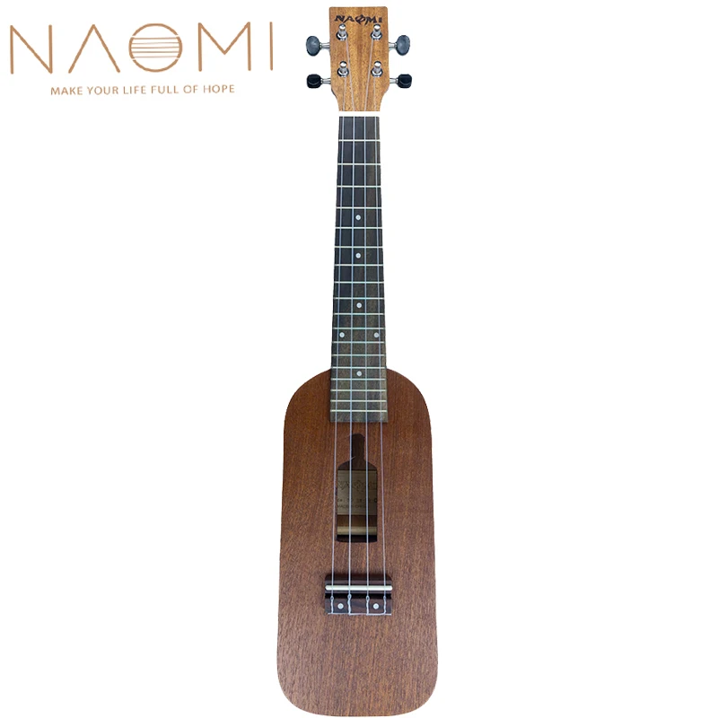 

NAOMI Concert Ukulele Ukelele Hawaii Guitar Mahogany 15 Fret 23" Ukulele Bottle Type Ukulele 4 String Guitar New