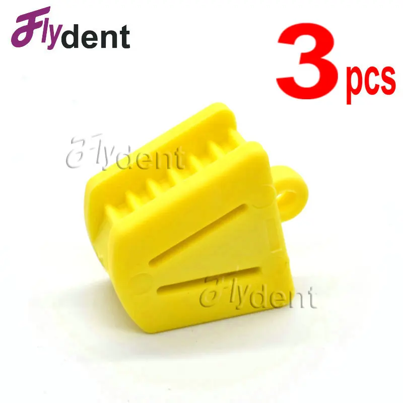3 шт., стоматологический Ретрактор, открывалка для рта, силиконовая резина, открывалка для рта, стоматолог, расширитель для щек, Ретрактор - Цвет: 3 yellow