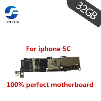 

JUN FAN motherboard for iPhone 5C 32GB ROM Mainboard with full Chips IOS installed Logic Board for repair repalce