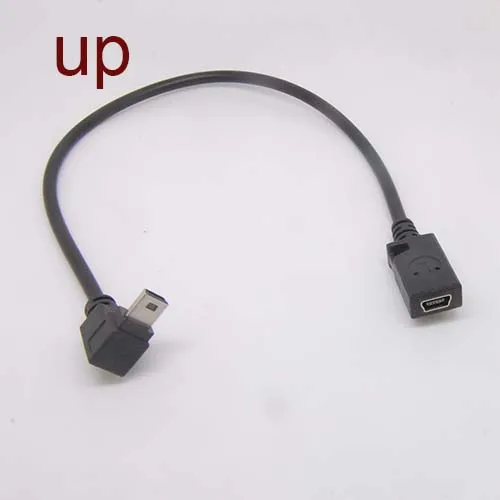 premium Mini USB Male up Angle to Female adaptor converters new | Электроника