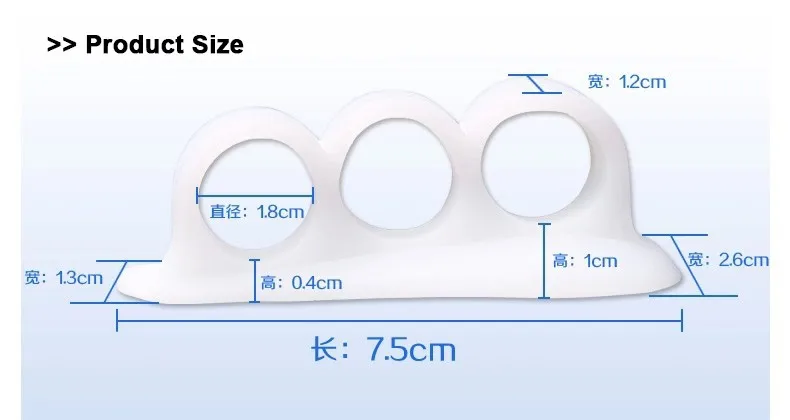 1 пара, Перекрытие пальцев ног, корректор вальгусной деформации, ортез, молоток, пальцы, инструмент для восстановления, разделитель пальцев ног