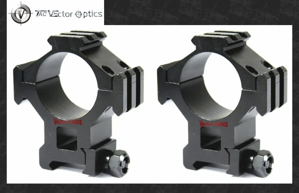 Vector Optics Tactical 35mm Tri Rail Riflescope See through High Weaver