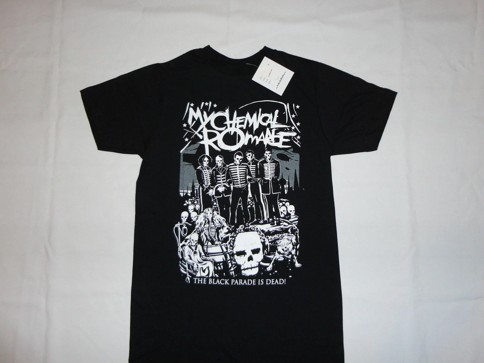 MY CHEMICAL ROMANCE MCR DEAD новая футболка S-3XL черная парадная летняя в стиле панк эмо-рок