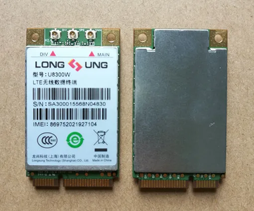 Original sem Falsificação Long Mini Pcie Suporte Gps Novo & Ung U8300w