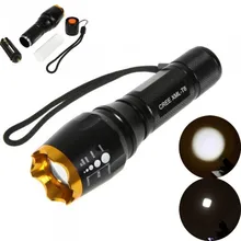 2000 lm Mini font b LED b font Torch Camping Light 5 Mode Light 18650 Rechargeable