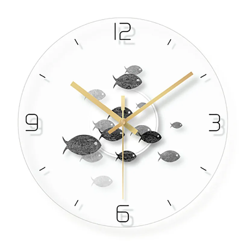 Nordic Elk Wall Clock Modern Design Silent Watch Mechanism Digital Pow Patrol Relogio Parede Guess Women Wall Watches - Цвет: Style C