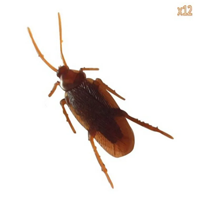 leadingstar 12pcs fake roaches prank novelty cockroach the halloween props gag joke novelty toys for children - Halloween Novelties Wholesale leadingstar 12pcs fake roaches prank novelty cockroach the halloween props gag joke novelty toys for children - Halloween Novelties Wholesale