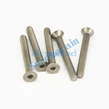 

LOT 20 M6 x 50mm GR2 Countersunk Titanium Hex Socket Cap Screw Bolts Anti Acid Corrosion