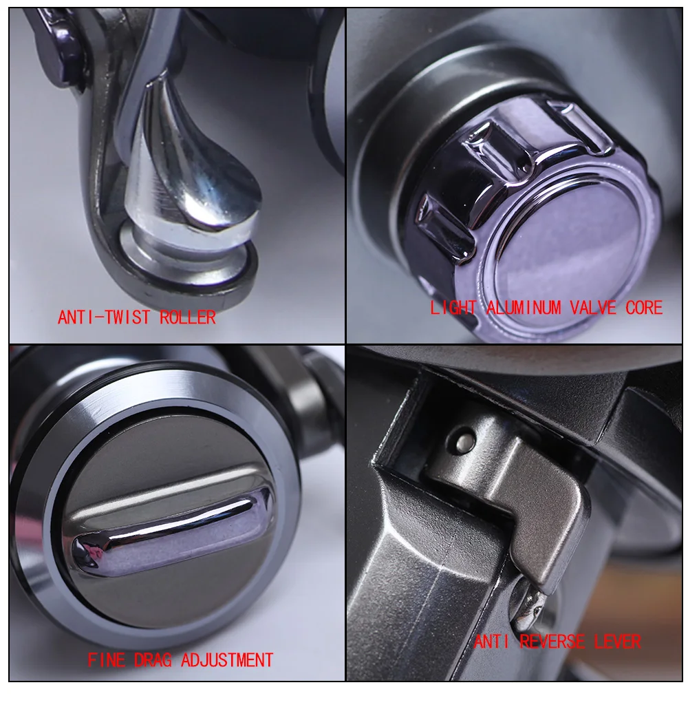 Molinete de Fiação Frente e Traseira Sistema de Arrasto de Água Carretel de Pesca Equipamento de Pesca 9 + 1 W.p.e 50fr 60fr Bbs Doce Carpa Tb-12 30fr - 40fr 7 Carretilhas de pesca