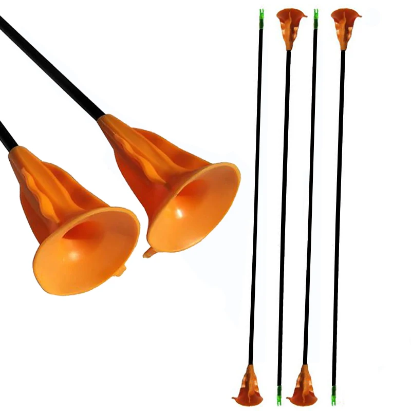 6pc / 12pc Child Practice Arrow Suction Cup Arrow Yellow 68cm Recurve