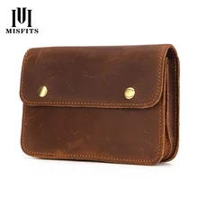 Стиль Мобильный Телефон поясная сумка человек двойная молния сумка воловья многофункциональная натуральная кожаная поясная сумка поясные сумки для мужчин