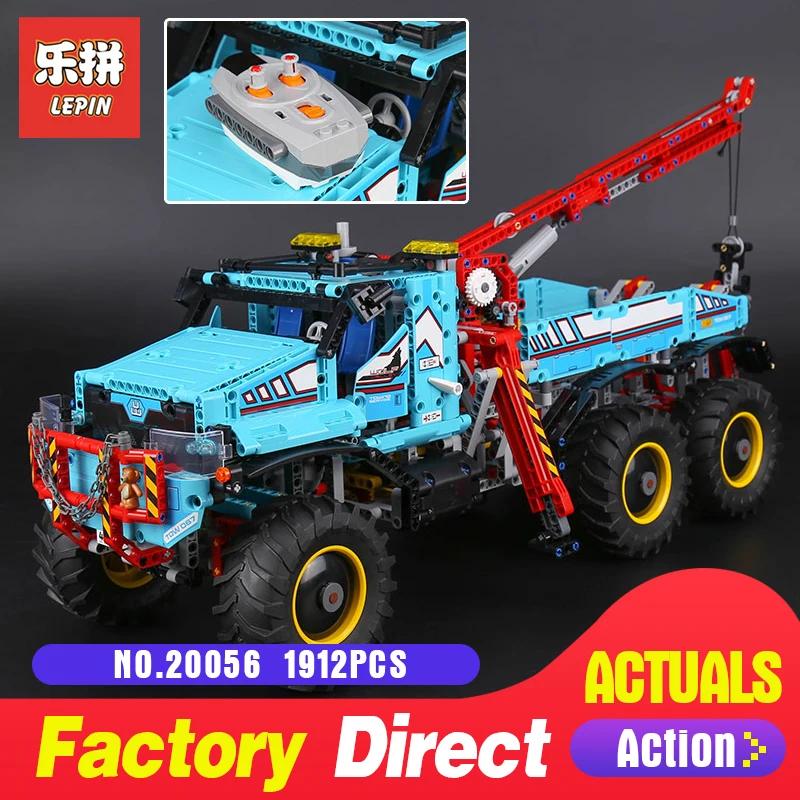 

Lepin 20056 1912Pcs The Ultimate All Terrain Remote Control Truck Set Building Blocks Bricks Toys Model 42070 LegoINGlys