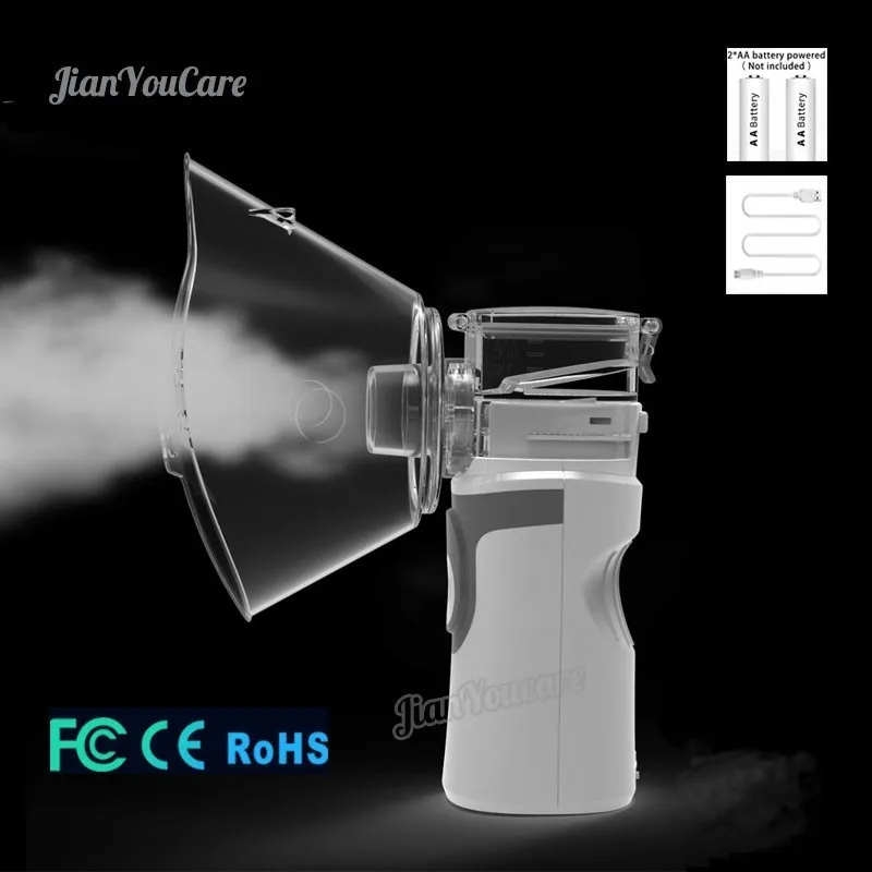 Mini Handheld portable Inhale Nebulizer Mesh atomizer silent inalador usb charged nebulizador Children Adult Automizer inhaler