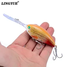 Nuevo 1 unids Señuelos de Pesca 11 cm/18g Alta Calidad Manivela Cebos Duros Artificiales Hacen Bajo Curricán Wobblers Aparejos de pesca Al Por Mayor