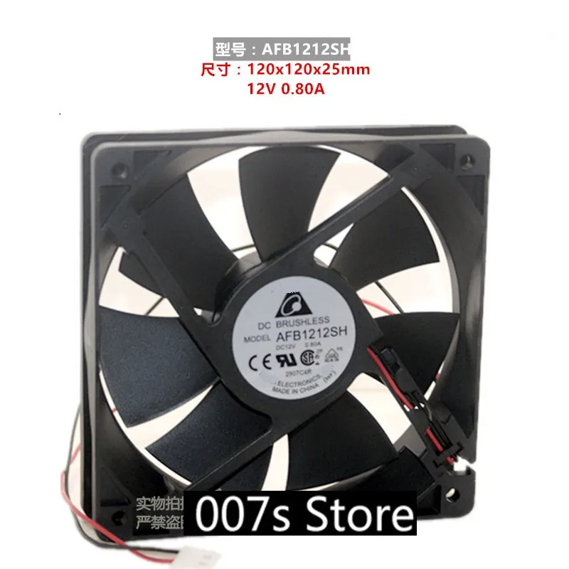 Радиатор охлаждения Cooler Вентилятор Для Delta afb1212sh 1225 12025 12 см 12 В 0.80a 120*120*25 мм 3400 об./мин. 3pin 2 провода Процессор Питание