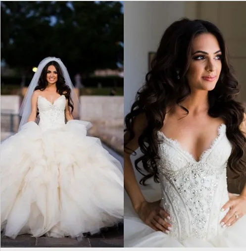 Новинка 2019 vestido de Baile Vestidos Casamento Querida Mangas Com Apliques Renda Em Camadas Organza|organza bag|organza bridalorganza dress |