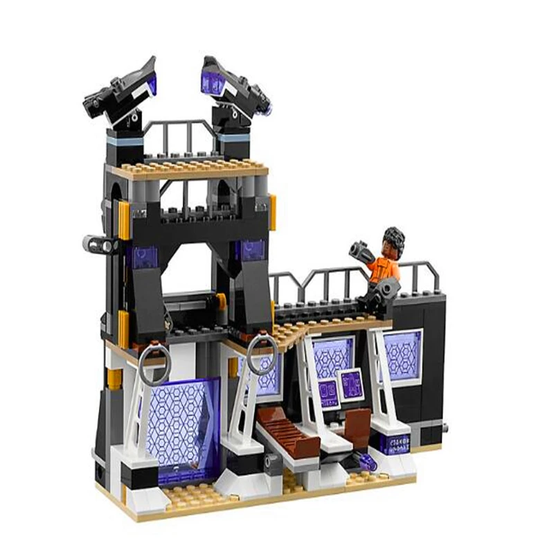 07106 466pcs Super Heroes Avengers Figures Corvus Glaive Thresher Attack Building Block Compatible Legoings 76103 Brick Toy