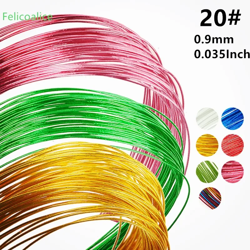 

100PCS 20# 0.9mm/0.035Inch 80cm Length Iron Wire For Nylon Stocking Flower DIY Handmade Artificial Flowers Making Materials