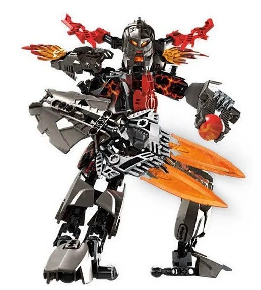 ФОТО Drop shipping DECOOL 9566 3D DIY Hero Factory 2.0 star soldier series Fire Lord building blocks sets educational children toys