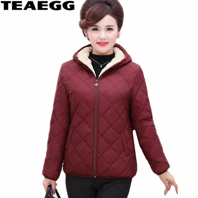 Hiver Manteau Capuche Vêtements Green Femmes Théegg À Taille wine Red 4xl Pour orange Femme 2019 Parka Grande Army D'hiver Chaud 3xl Al1558 Dames Coton AwZAIYqPx