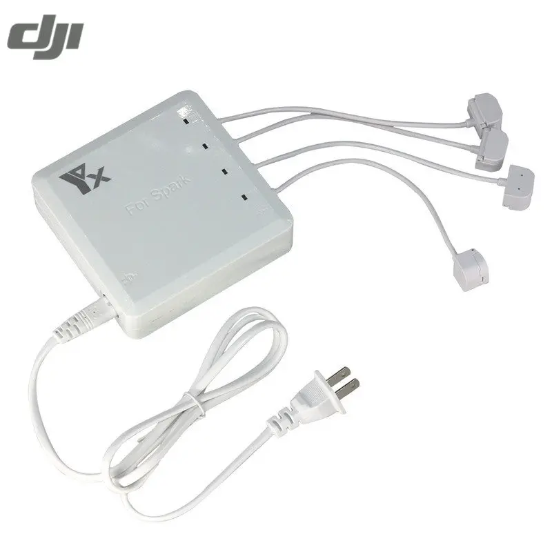 batterie et télécommande 6-in-1 Chargeur DEL blanc pour DJI Spark