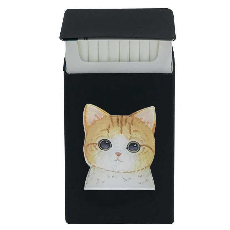 [InFour+] Эксклюзивный силиконовый чехол для сигарет с 3d-значком "кошки", тонкий чехол для леди, Модный чехол, эластичная резиновая женская коробка для сигарет
