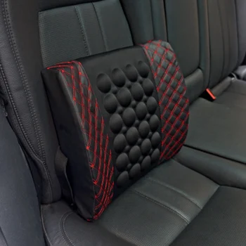 

New wine seat lumbar support Car 12v electric massage cushion Car health lumbar pillow