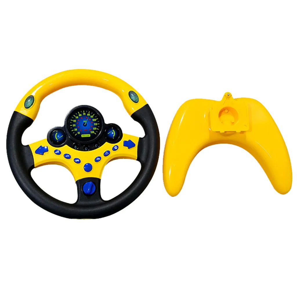 Franchise New Kid Gift Copilot Simulated Steering Wheel Racing Driver Toy Educational Sounding#606