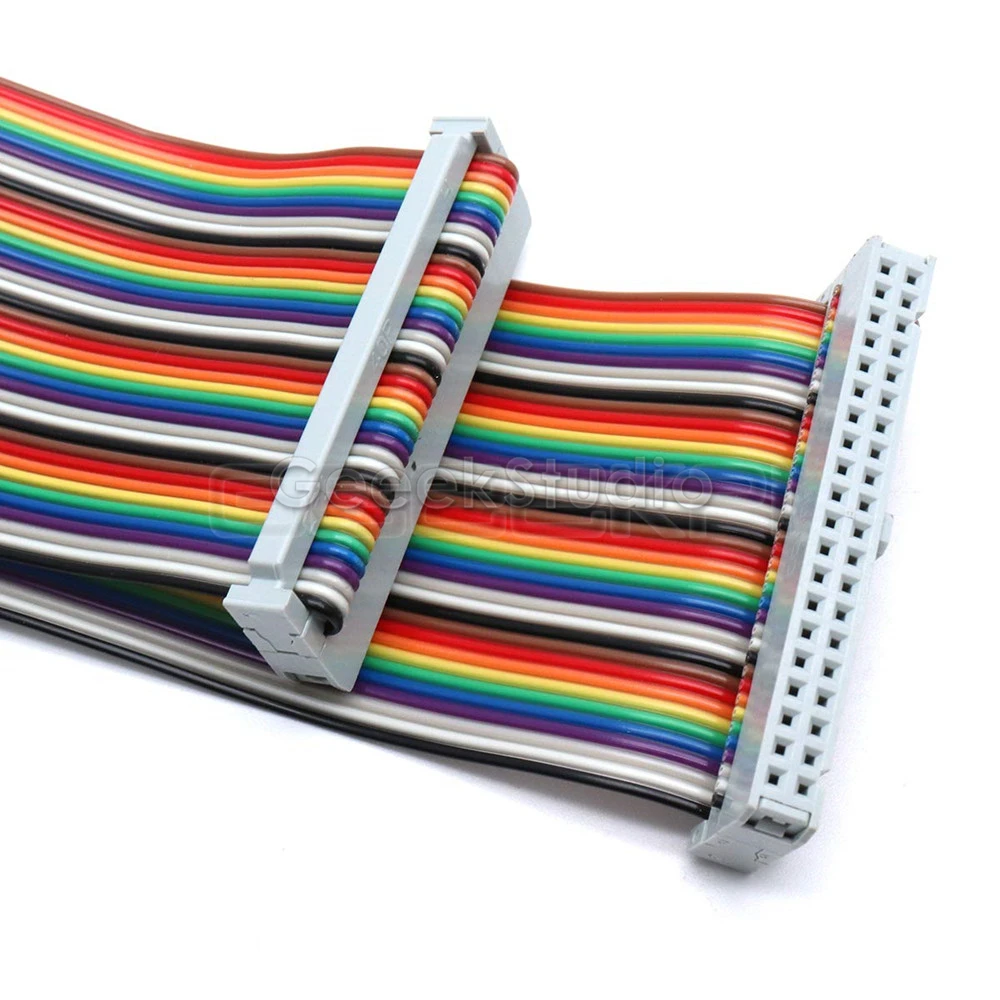 3 шт. 19 см 40 контактов 40Pin Way GPIO Rainbow ленточный кабель DIY для Raspberry Pi Model B / + 2