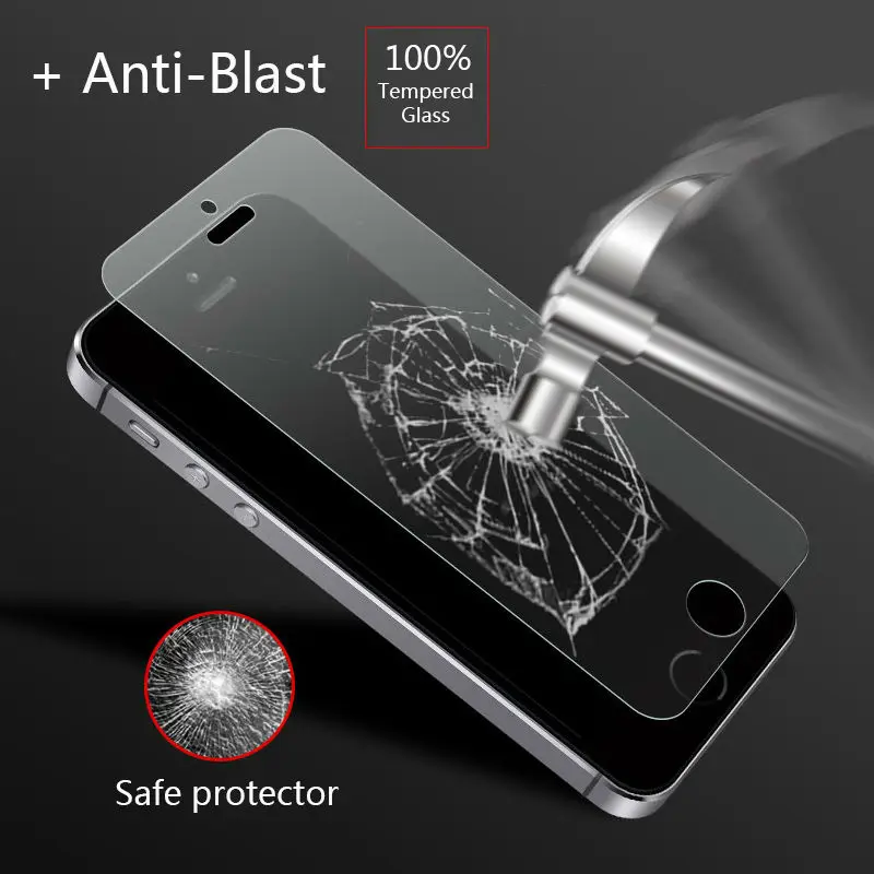  RONICAN frosted matte glas Für iphone SE gehärtetem glas 9h härte iphone 6 7 explosion-proof schutz
