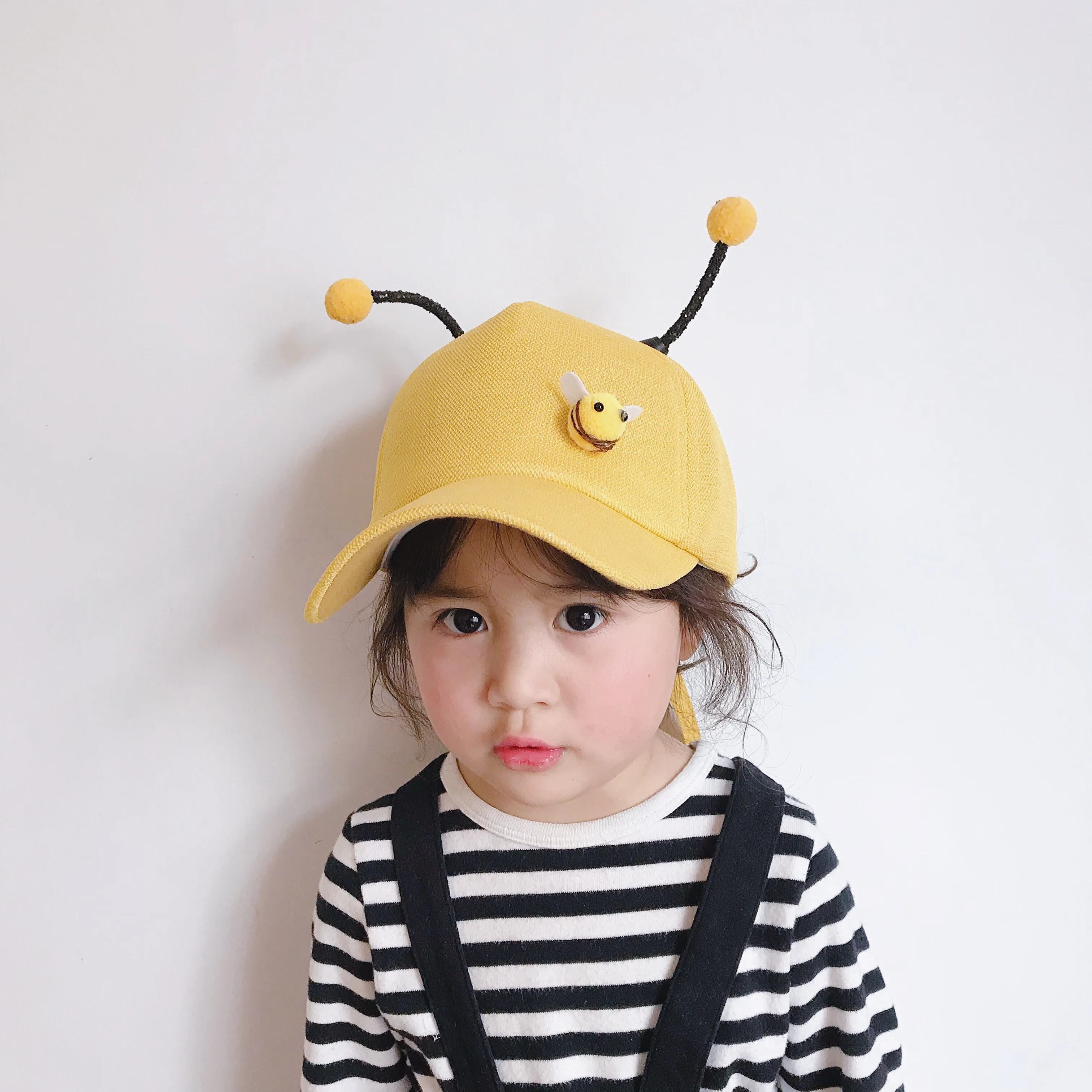 Весенне-летняя детская бейсбольная кепка с милой Пчелой для мальчиков и девочек, Повседневная бейсбольная кепка с мультяшными щупальцами