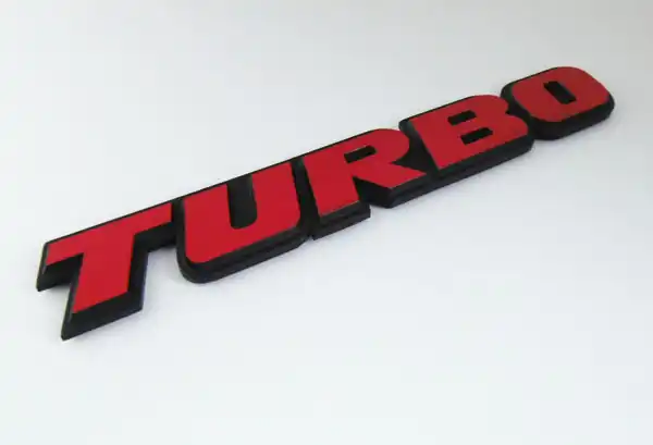 3D Алюминий сплав Авто Красный Turbo эмблемы Стикеры|turbo emblems|emblem badgeauto car |