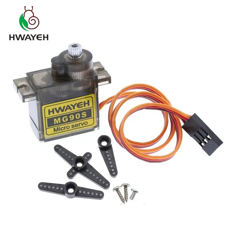 1 шт. HWAYEH Rc Мини Микро 9 г 1,6 кг сервопривод SG90 Для arduino RC 250 450 6CH для arduino вертолета самолета автомобиля лодки