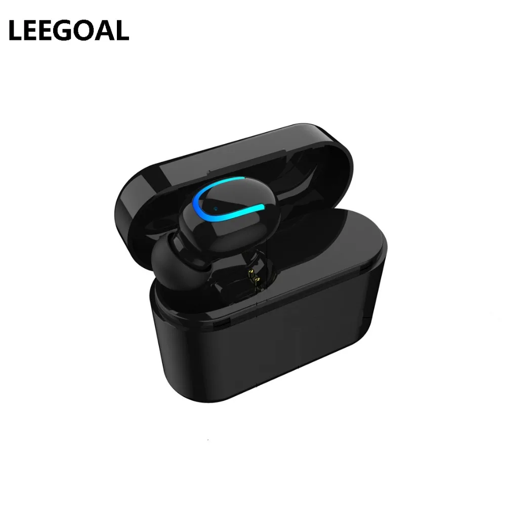 

Q26 Mini Bluetooth Wireless Earphone Headset Single Wireless Invisible Sports Drving Earbuds with Mic Charging box for phone