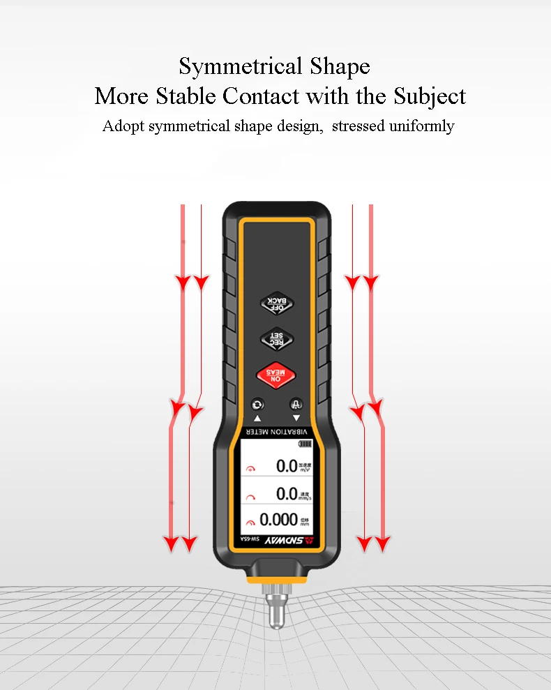 Ручной Виброметр портативный двойной зонд ручка двигатель детектор вибрации шок ручка SW-65A