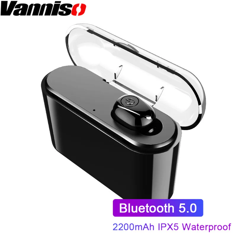 

Vanniso X8 Wireless Earbuds 5D stereo sound Bluetooth Earphones Mini TWS Waterproof Headfrees with Charging Box 2200mAh Power