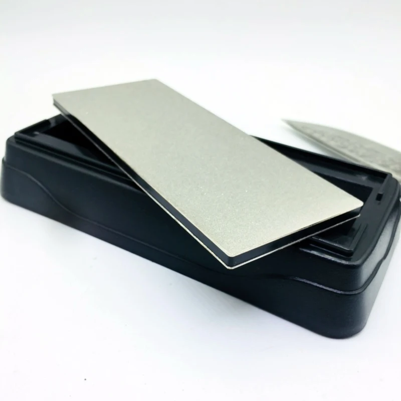 Koop 80 3000 Grit Double Side Messenslijper Van Diamant Slijpsteen Mes Slijpsteen Keuken Slijpen Slijpen Slijpsteen